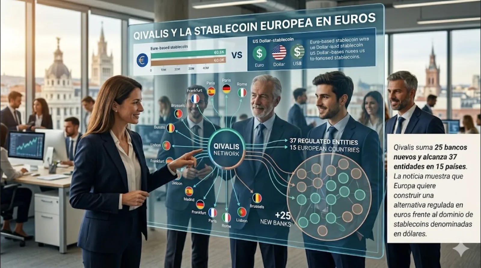 Qivalis y la stablecoin europea en euros