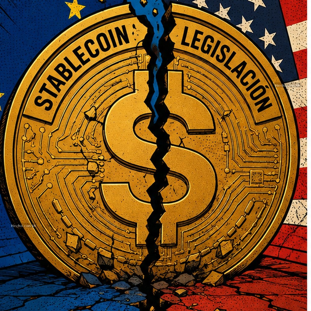Imagen generada con IA: Latinoamérica y el uso de stablecoins: Brasil ya roza el 90% de las cripto con este tipo de moneda